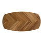 Salontafel Fishbone Danish - Naturel/wit - Eiken/metaal - Velaria Interiors