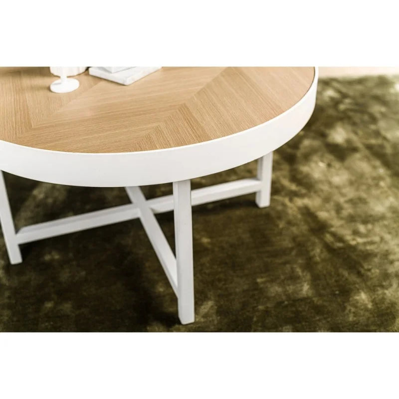 Salontafel rond 74 cm, Lennox, L350 eiken - Velaria Interiors