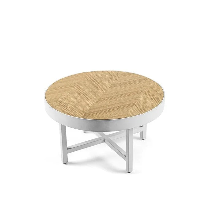 Salontafel rond 74 cm, Lennox, L350 eiken - Velaria Interiors