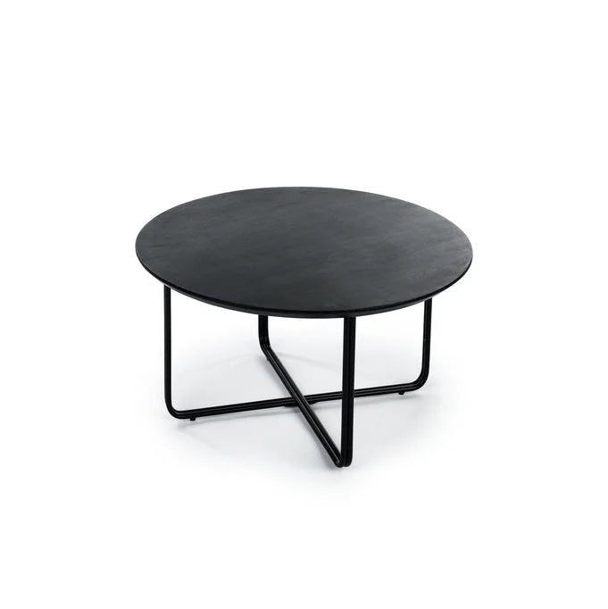 Salontafel rond, 75 cm, B340 zwart - Velaria Interiors