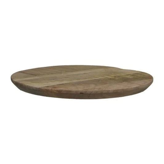 Salontafelblad Bern rond - ø45x2,5 - Naturel - Swiss edge - Mangohout - Velaria Interiors