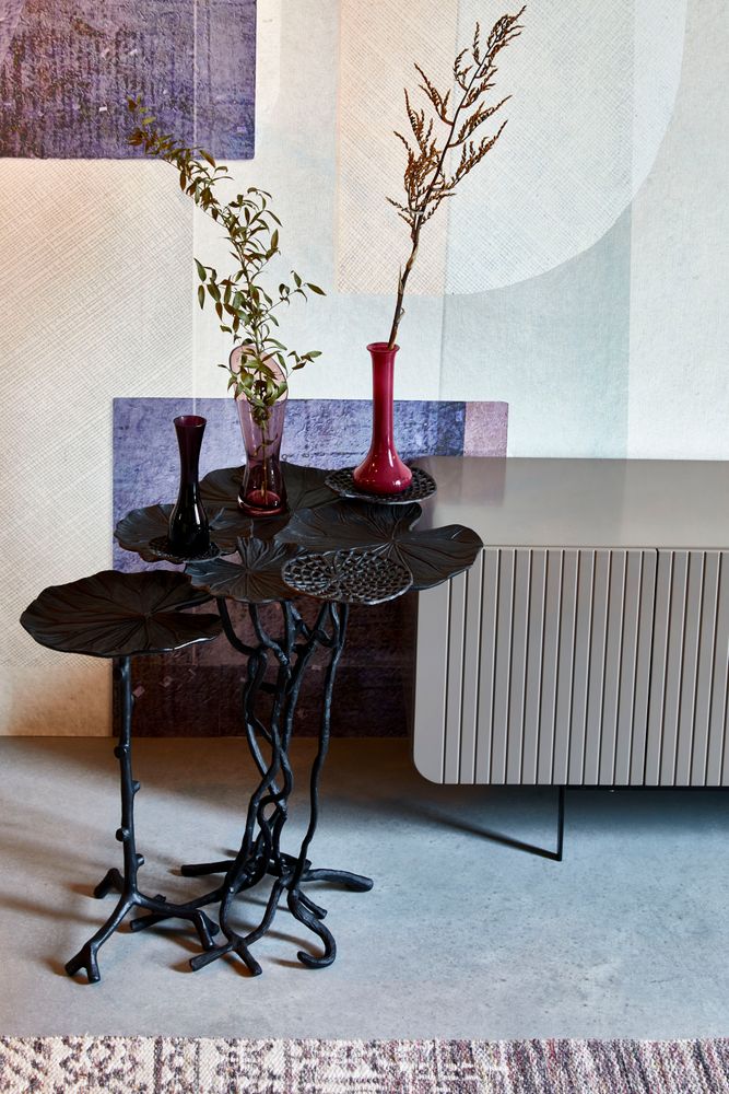 Side Table Lily Multi Black - Bijzettafels