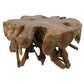 Spider Coffee Table - 80x80x40cm - Teak Root - Velaria Interiors