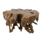 Spider Coffee Table - 80x80x40cm - Teak Root - Velaria Interiors