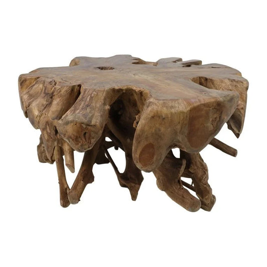 Spider Coffee Table - 80x80x40cm - Teak Root - Velaria Interiors