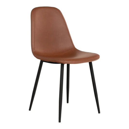 Stockholm Eetkamerstoelen Vintage Bruin Set van 2 - Velaria Interiors