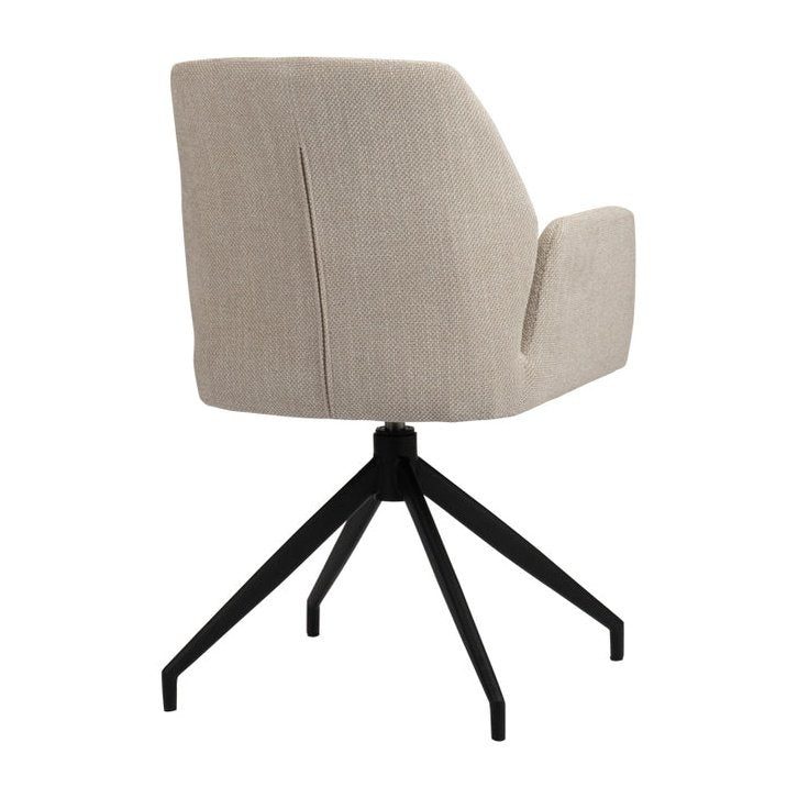 Storm Rotating Chair Beige - Velaria Interiors