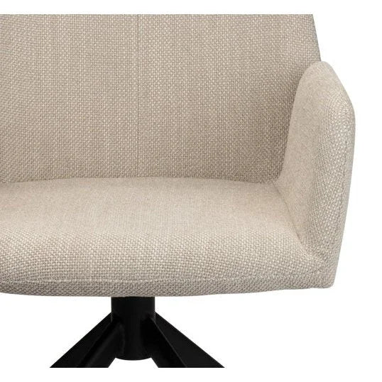 Storm Rotating Chair Beige - Velaria Interiors