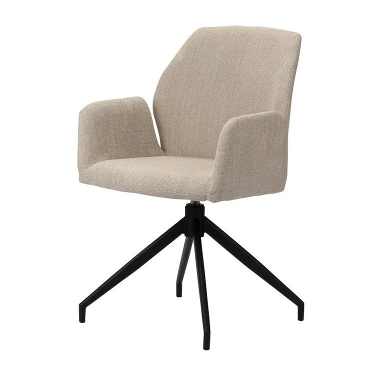 Storm Rotating Chair Beige - Velaria Interiors