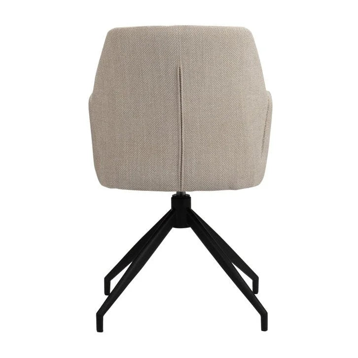 Storm Rotating Chair Beige - Velaria Interiors