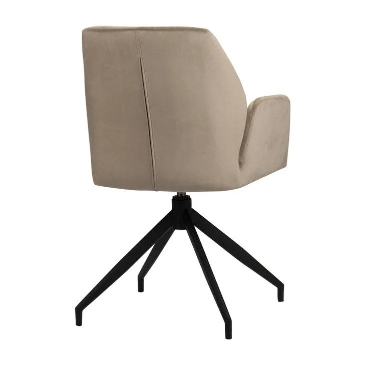 Storm Rotating Chair Sand White - Velaria Interiors