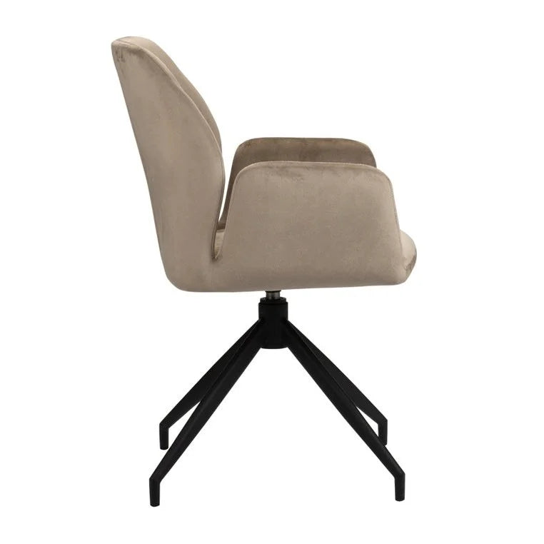 Storm Rotating Chair Sand White - Velaria Interiors