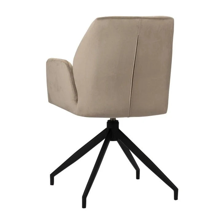 Storm Rotating Chair Sand White - Velaria Interiors