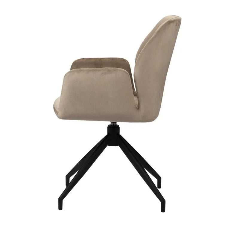 Storm Rotating Chair Sand White - Velaria Interiors