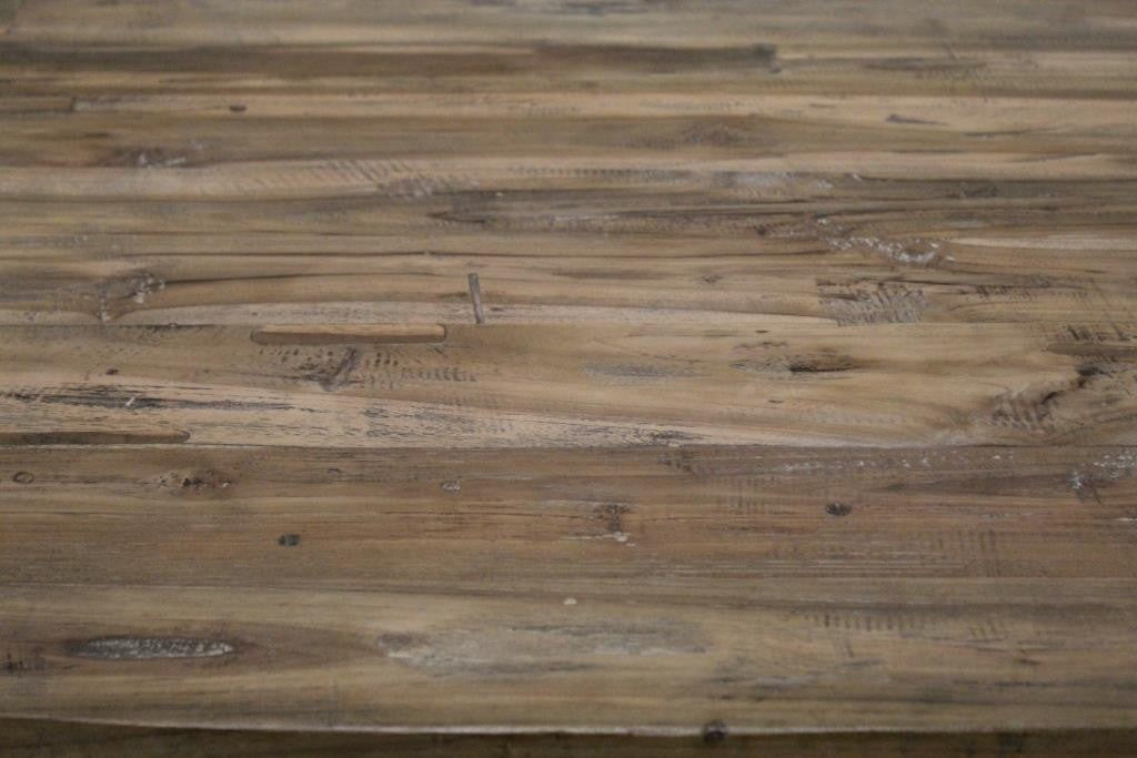 Tafelblad ovaal - 180x100 cm - vintage - teak