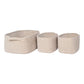 Teixo Mand - Mand, katoen, beige, set van 3 - Velaria Interiors