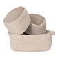 Teixo Mand - Mand, katoen, beige, set van 3 - Velaria Interiors