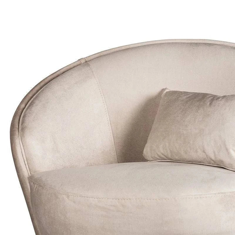 Titanyum Fauteuil Creme - Velaria Interiors