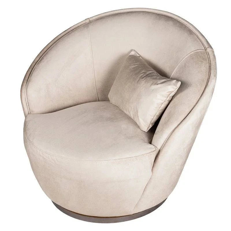 Titanyum Fauteuil Creme - Velaria Interiors