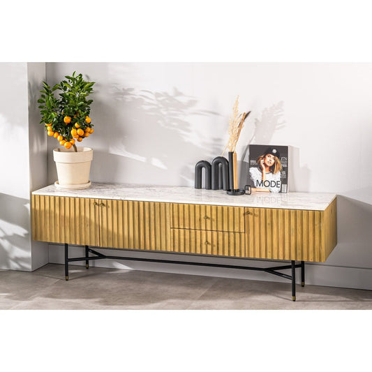 Tv-meubel, 175 cm, B180 natural - Velaria Interiors