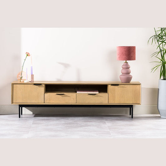 Tv-meubel 2D, 170 cm, B180 natural - Velaria Interiors