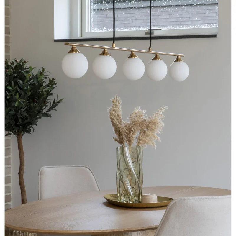 Vaas - Vaas, mondgeblazen glas, gerookt groen - Velaria Interiors