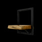 Wandplank Levels Live Edge - 25x32 cm - acacia/ijzer - Velaria Interiors