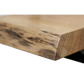 Wandplank Levels Live Edge - 25x32 cm - acacia/ijzer - Velaria Interiors