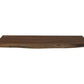 Wandplank Live Edge - 90x20 cm - acacia/ijzer