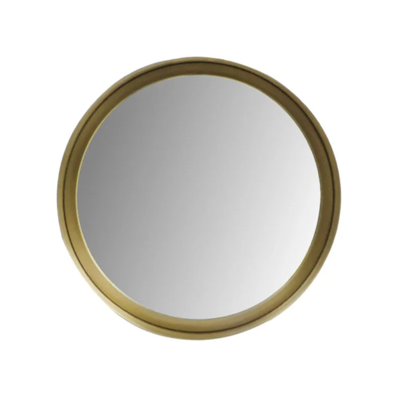 Wandspiegel Fletcher Rond - ø30 - antique gold - Metaal/glas - Velaria Interiors