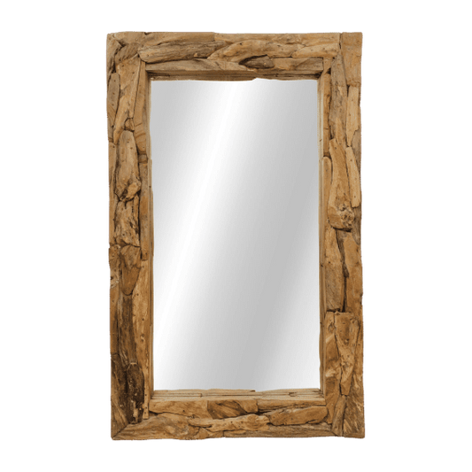 Wandspiegel Root - 240x140 cm - teak wortelhout - Velaria Interiors