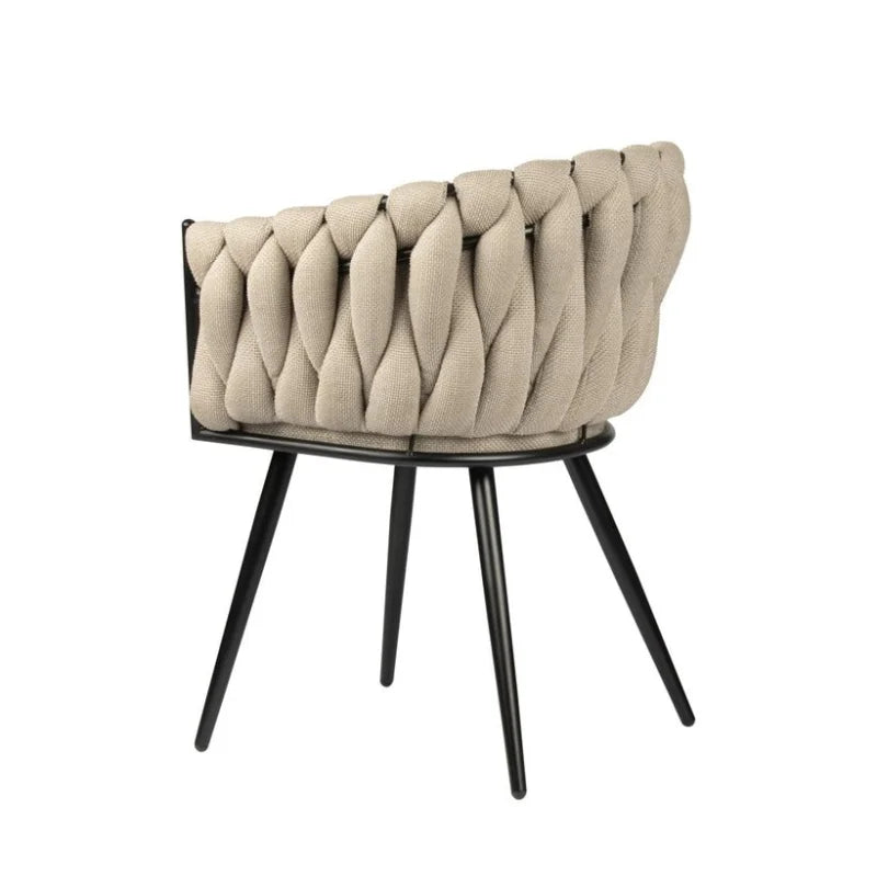 Wave chair beige Set van 2 - Velaria Interiors