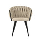 Wave chair beige Set van 2 - Velaria Interiors