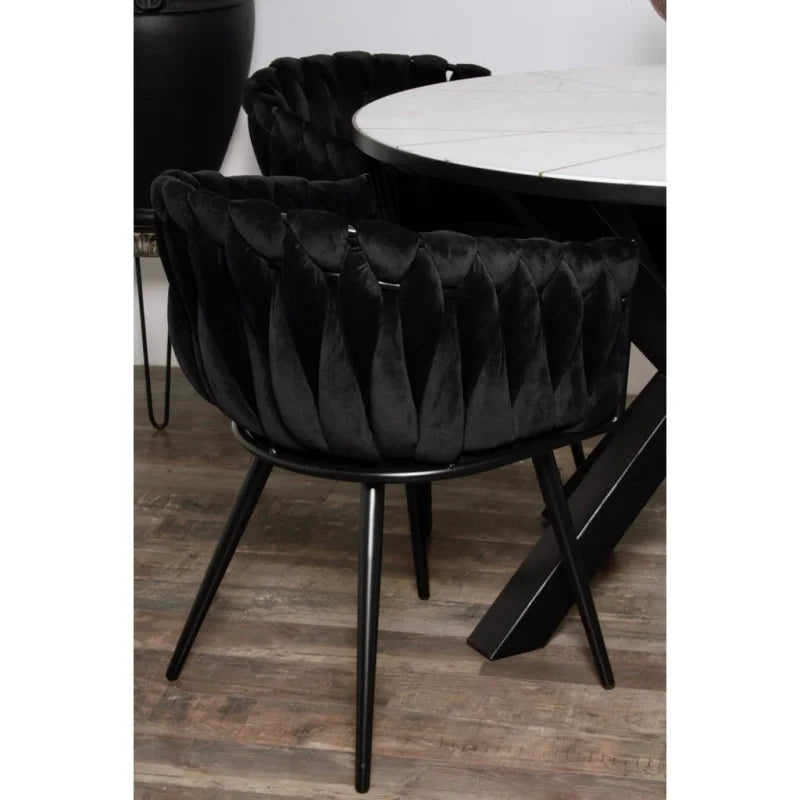 Wave chair black - Velaria Interiors