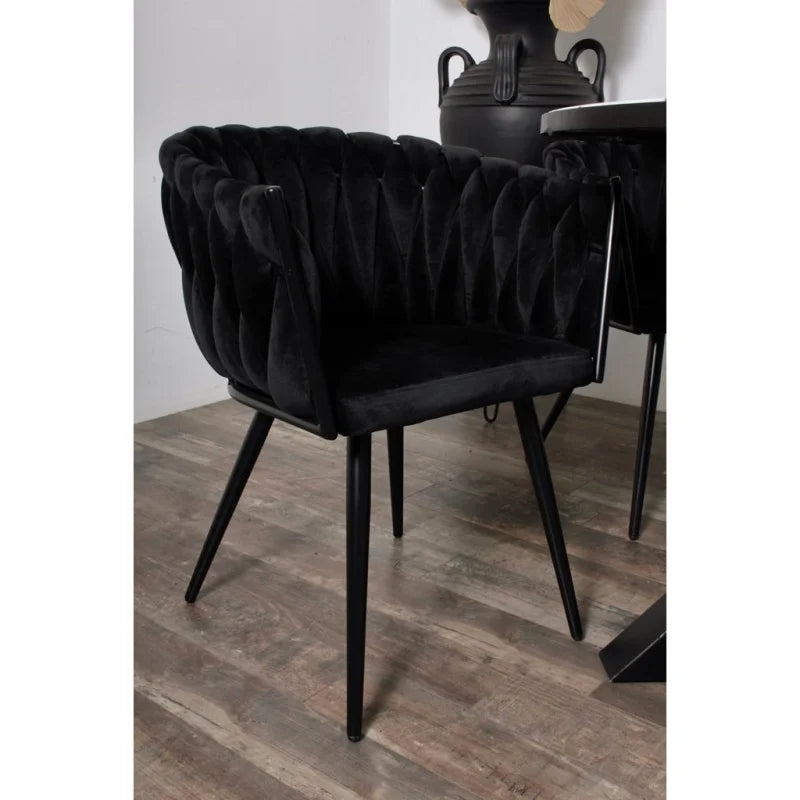 Wave chair black - Velaria Interiors