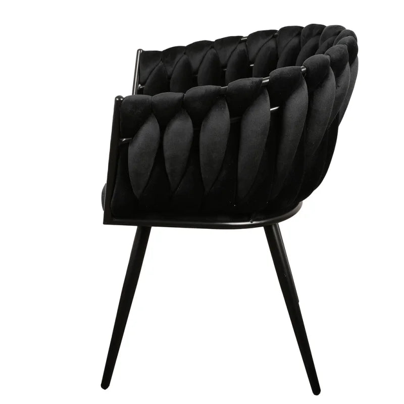 Wave chair black - Velaria Interiors