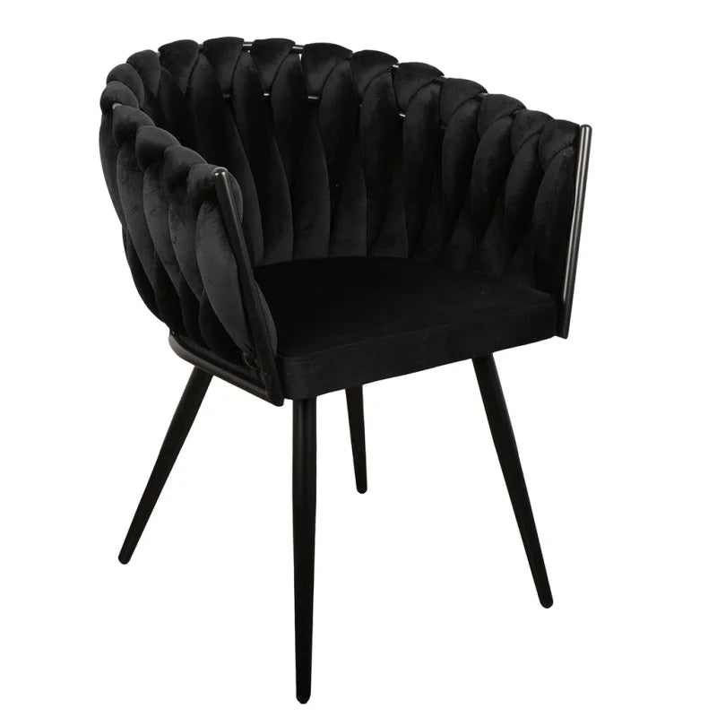 Wave chair black - Velaria Interiors