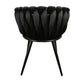 Wave chair black - Velaria Interiors