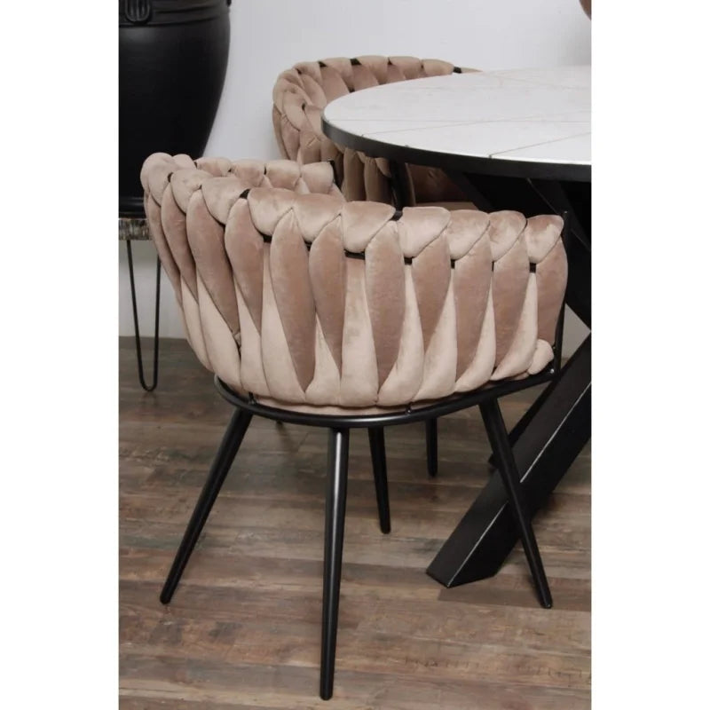 Wave chair sand white - Velaria Interiors