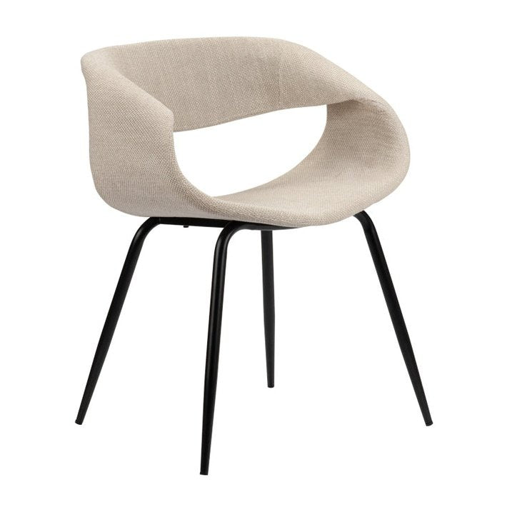 Whale Chair Beige Set van 2 - Velaria Interiors