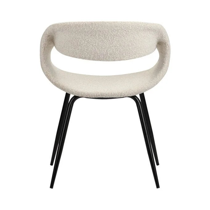 Whale Chair White Pearl Set van 2 - Velaria Interiors