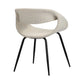 Whale Chair White Pearl Set van 2 - Velaria Interiors