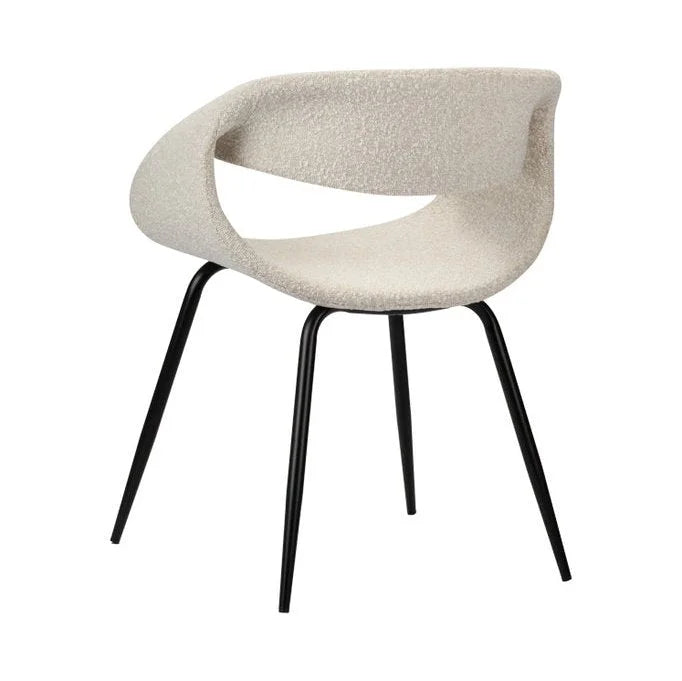 Whale Chair White Pearl Set van 2 - Velaria Interiors