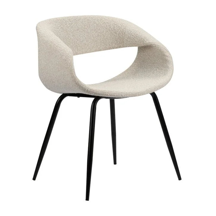 Whale Chair White Pearl Set van 2 - Velaria Interiors