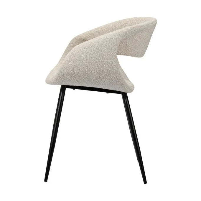 Whale Chair White Pearl Set van 2 - Velaria Interiors