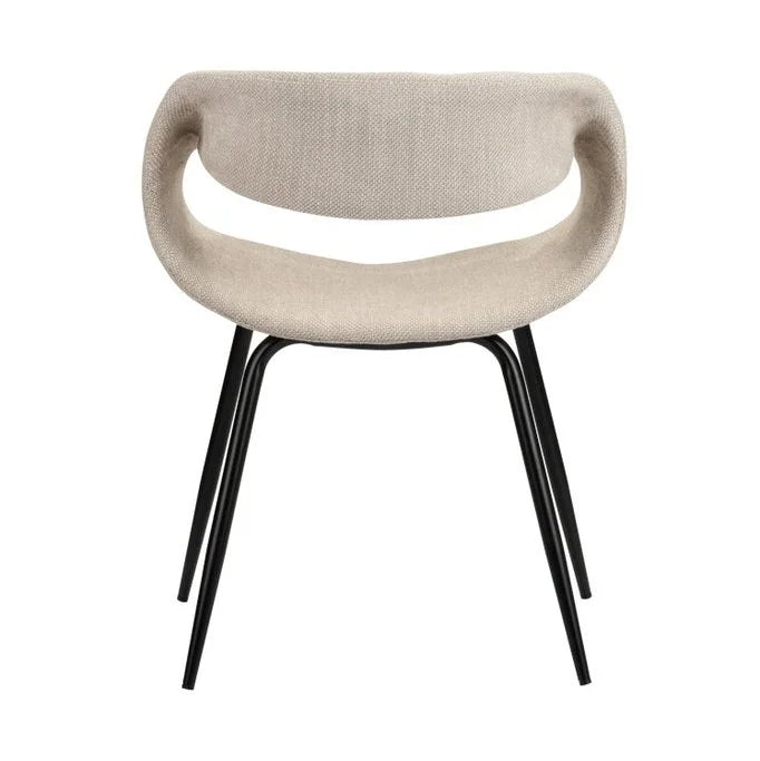 Whale Chair Beige Set van 2 - Velaria Interiors