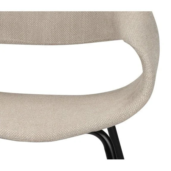 Whale Chair Beige Set van 2 - Velaria Interiors