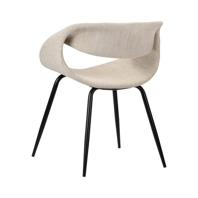 Whale Chair Beige Set van 2 - Velaria Interiors