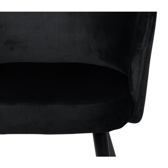 Wing chair Zwart Set van 2 - Velaria Interiors