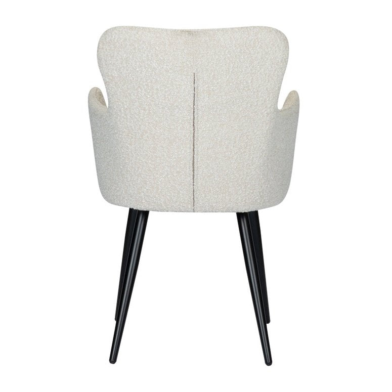 Wing chair Parelwit Set van 2 - Velaria Interiors